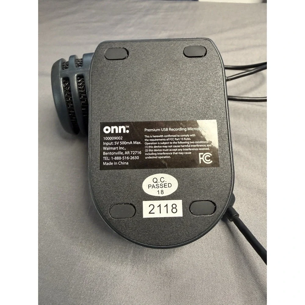 Onn. Surf USB Podcast Microphone- PC & Mac